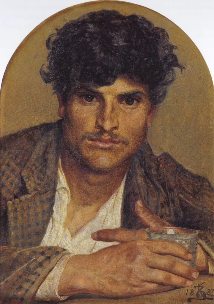 Kristian Zahrtmann - Ambrogio, 1883, Den Hirschsprungske Samling, Copenaghen